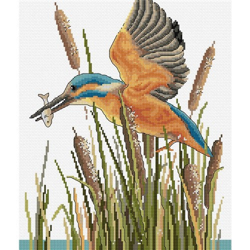 Kingfisher Cross Stitch Chart By Country Threads – Allthreads