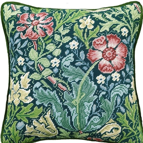 William Morris Compton Tapestry Cushion by Bothy Threads