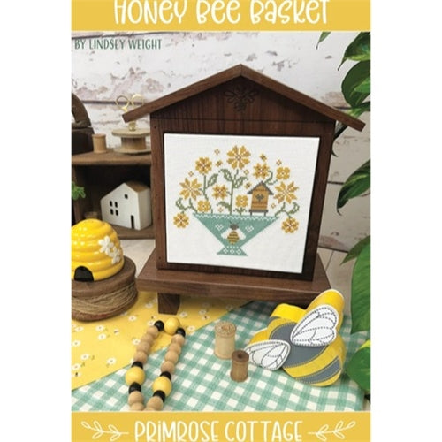 Honey Bee Basket Cross Stitch Chart by Primrose Cottage Stitches