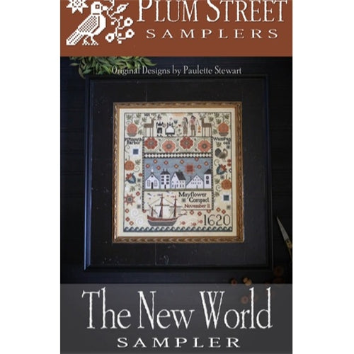 The New World Sampler Cross Stitch Chart by Plum Street Sampler