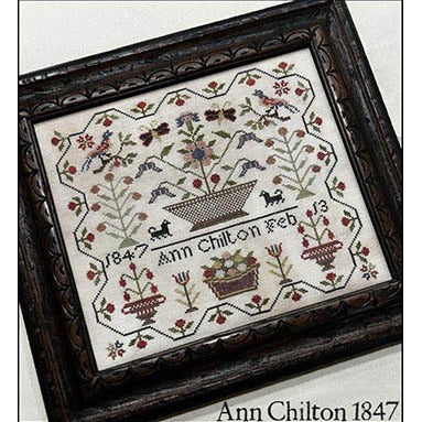 Ann Chilton 1847 Cross Stitch Chart by The Scarlett House – AllThreads