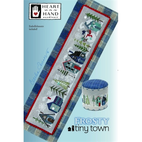 Frosty Tiny Town Cross Stitch Chart by Heart in Hand