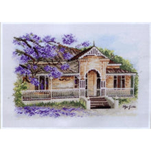 Olga Gostin's Australian Heritage Architecture - Old Timber House Tapestry Canvas by Grafitec