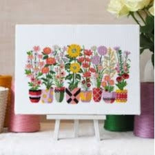 Bloom and Grow Cross Stitch Kit by Caterpillar Cross Stitch