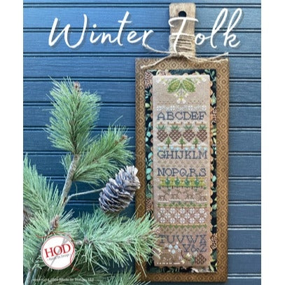 Winter Folk Cross Stitch Chart by Hands On Design