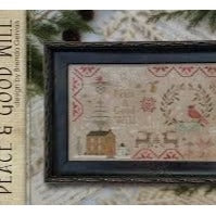 Peace and Goodwill Cross Stitch Chart by Brenda Gervais (With Thy Needle and Thread)