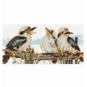 Kookaburra Line-up Cross Stitch Chart by Country Threads