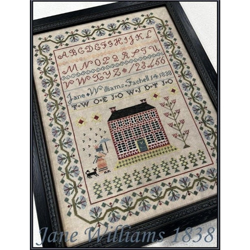 Jane Williams 1838 Cross Stitch Chart by The Scarlett House