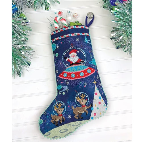 Cosmic Christmas Stocking Chart by Satsuma Street