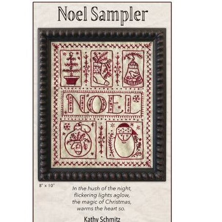 Noel Sampler Stitchery Embroidery Pattern by Kathy Schmitz