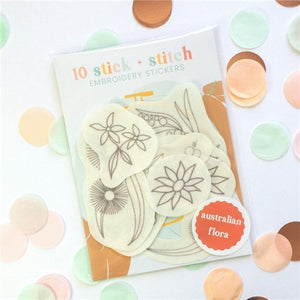 Stick and Stitch Embroidery Stickers