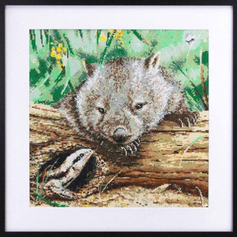 Wombat Cross Stitch Kit by Natalie Jane Parker