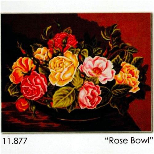 Rose Bowl Tapestry Canvas by Grafitec 11.877