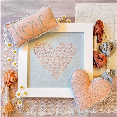 You've Got the Love Cross Stitch Chart by Hello from Liz Mathews