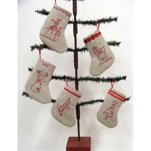 Mini Merry Stockings Pattern by The Birdhouse (Natalie Bird)