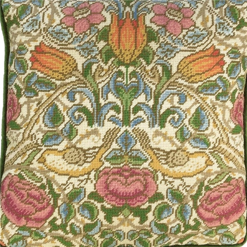 William Morris  Rose Tapestry Cushion by Bothy Threads