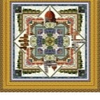 The Tuscany Town Mandala Cross Stitch Chart by Chatelaine