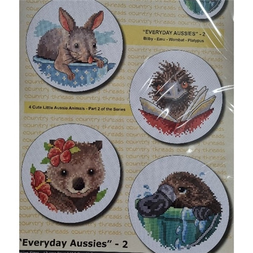 Everyday Aussies - 2 Cross Stitch Chart by Country Threads