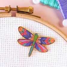 Dragonfly Magnetic Needle Minder by Caterpillar Cross Stitch