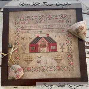 Rose Hill Farm Sampler Cross Stitch Chart by Stacy Nash