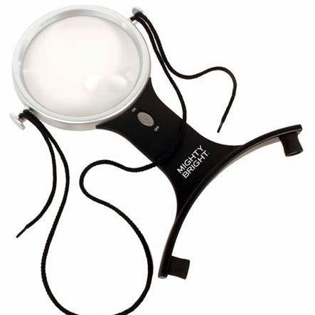 Lighted Hands-Free Magnifier by Mighty Bright