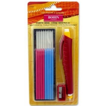 Bohin Mechanical Chalk Pencil plus Assorted Leads