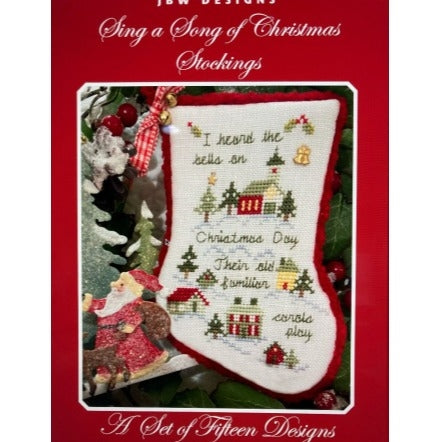 Sing A Song Stocking Collection 15 Designs Cross Stitch by JBW Designs