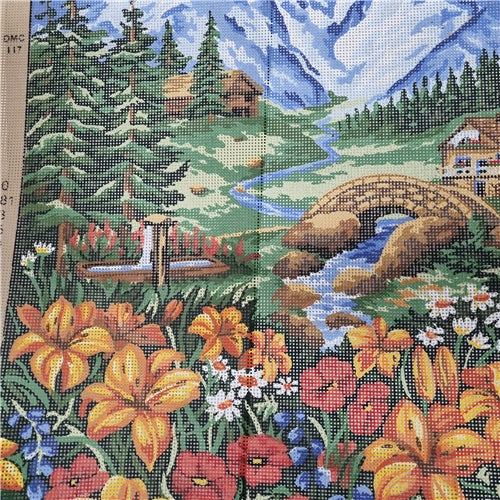 Spring in the Mountains Tapestry Canvas - 11.869