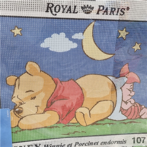 Winnie and Piglet Sleeping Tapestry Kit from Royal Paris 107101