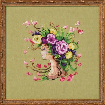 Pretty To Think So Cross Stitch Kit by Mirabilia