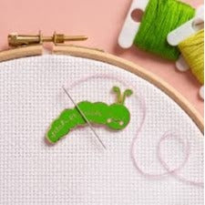 Caterpillar Magnetic Needle Minder by Caterpillar Cross Stitch