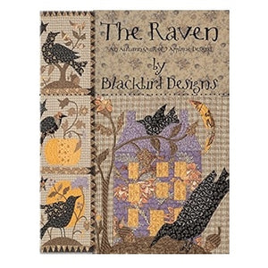 The Raven (Applique Design) by Blackbird Design