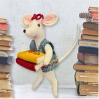 Little Mouse the Librarian Wool Felt Kit by Corinne Lapierre