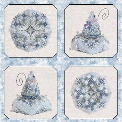 Frost Flower Garden Cross Stitch Kit by Just Nan