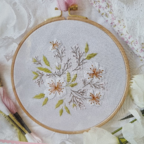 Almond Blossom Embroidery Kit by Tamar – AllThreads