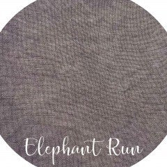 32CT Fox and Rabbit Hand Dyed linen Elephant Run Fat Half Yard