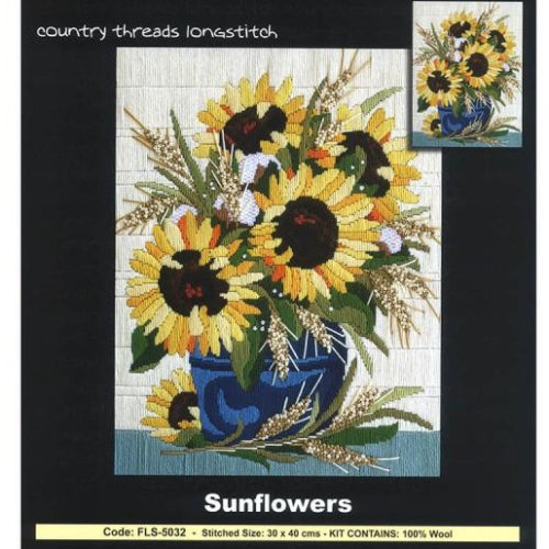 Sunflowers Long stitch by Country Threads