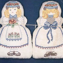 Damask Dolls by Zweigart