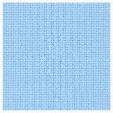 14CT Aida Zweigart Per Metre Light Blue