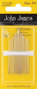 John James Gold n Glide Milliners Needles