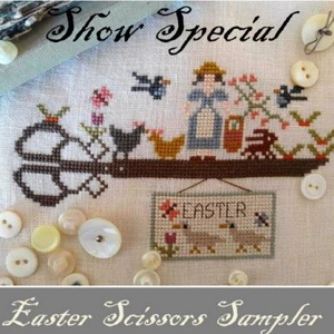 Easter Scissors Sampler Cross Stitch Chart by Nikyscreations