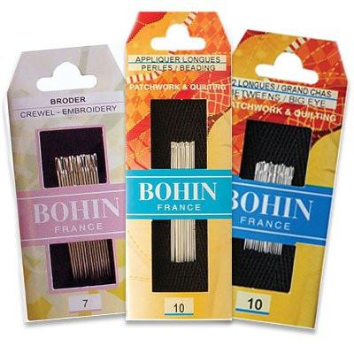 Bohin beadinge needles, sizes 10 and 12