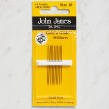 John James Gold n Glide Milliners Needles