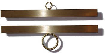 Bell Pull Ends Jesi Brass Rods